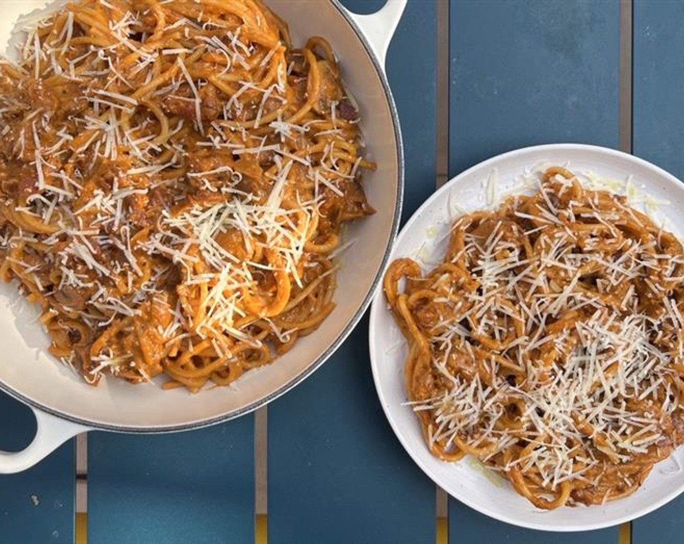 step 6 Serve with grated Parmigiano Reggiano (to taste), if you wish.