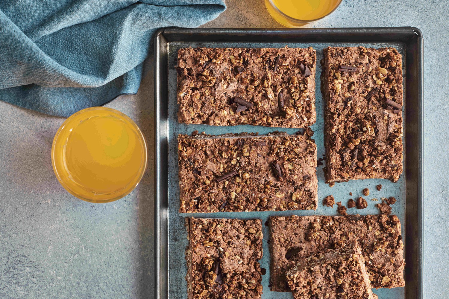 Choco crunch breakfast bars