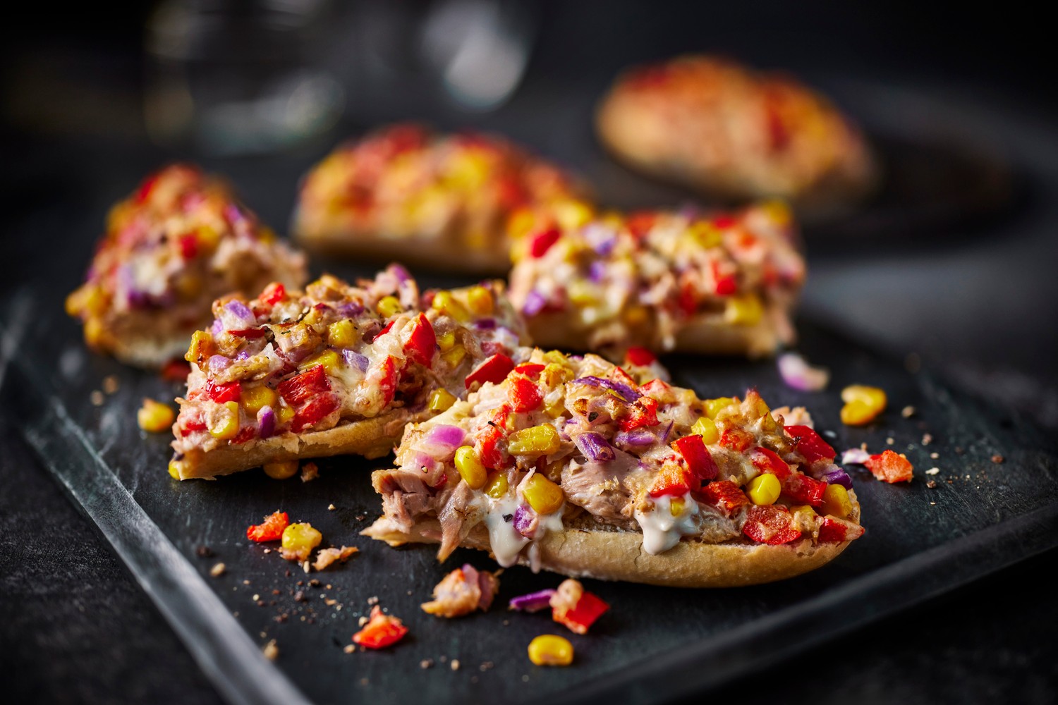 Tuna melt baguettes