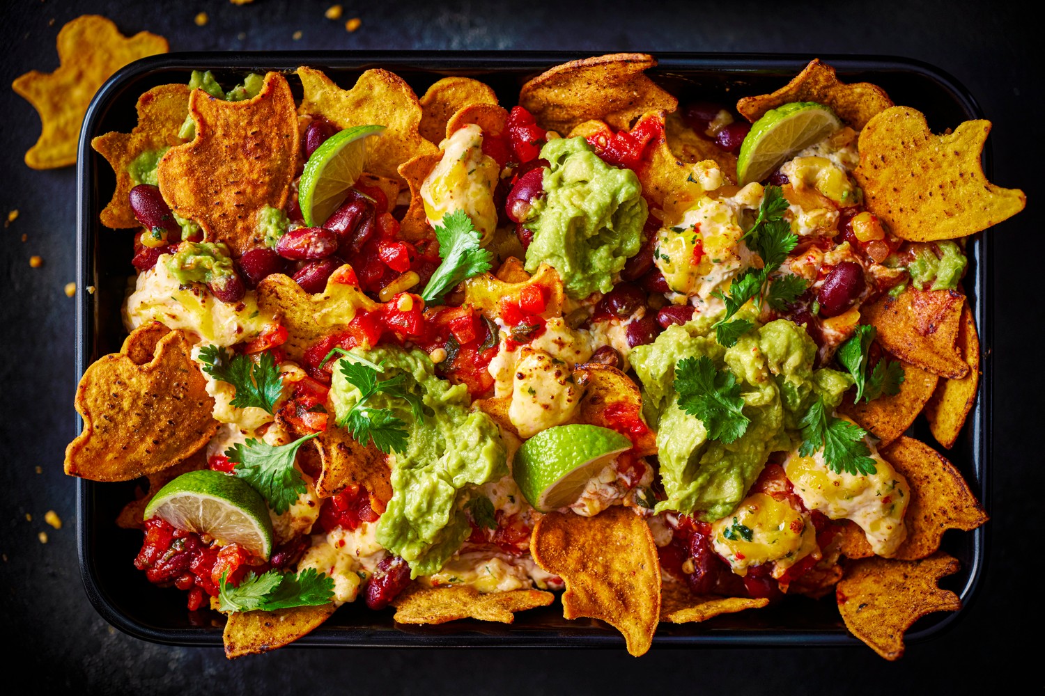 Halloween nachos recipe