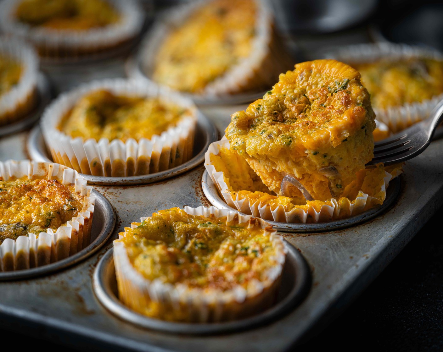 step 5 Bake in the oven for 20 minutes, until set. These will last in the fridge for 3 days and can be reheated in the microwave.