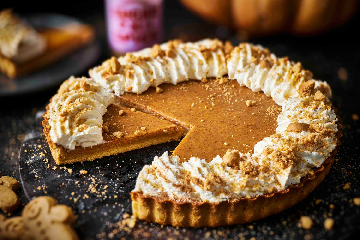 Leftover pumpkin pie