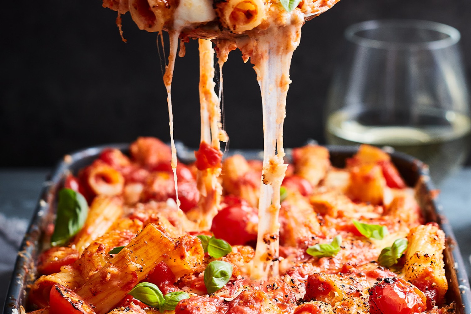 Easy tomato pasta bake recipe