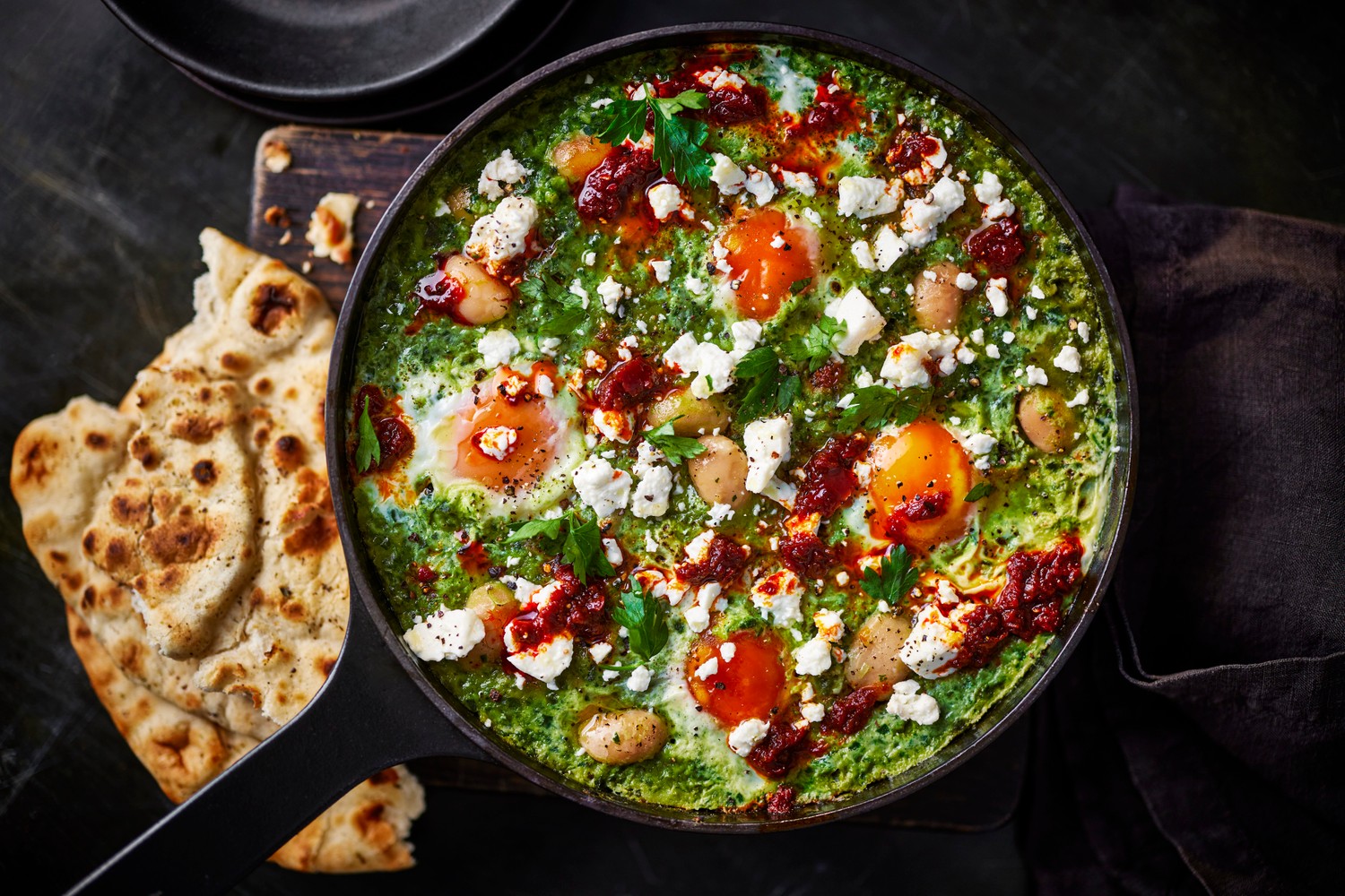 Green shaksuka Recipe