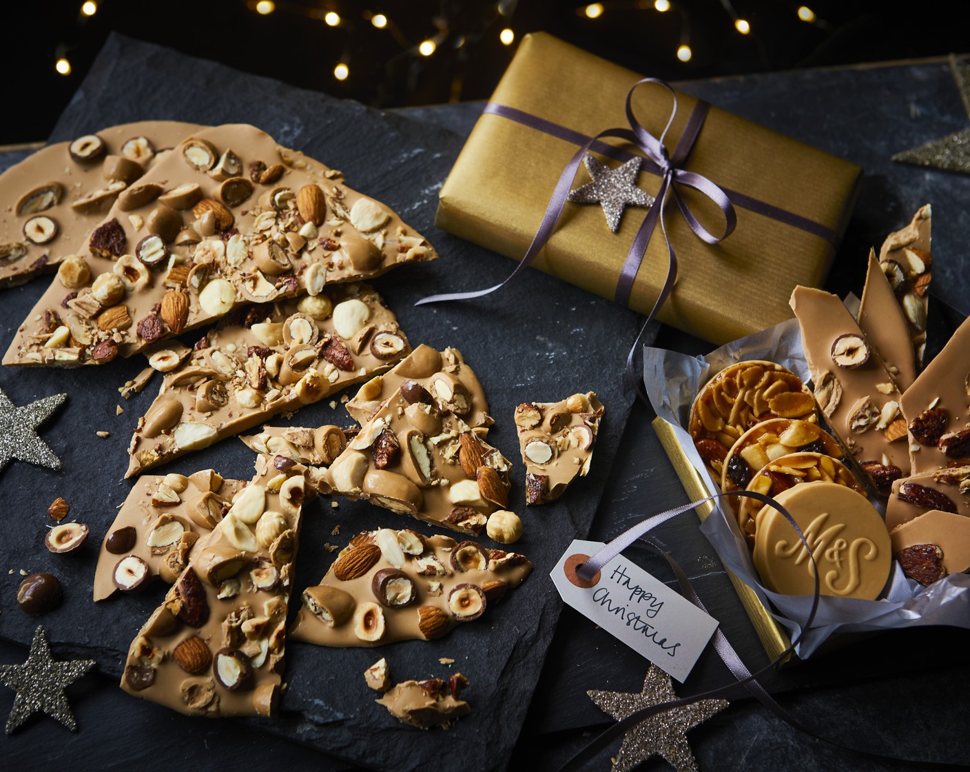 step 3 Break into shards and serve or gift wrap.