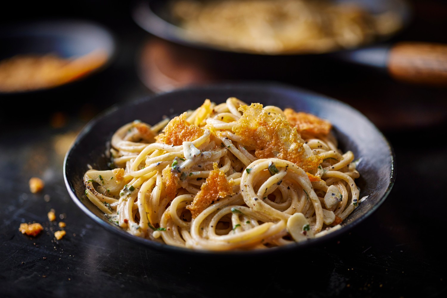Creamy Parmesan spaghettoni