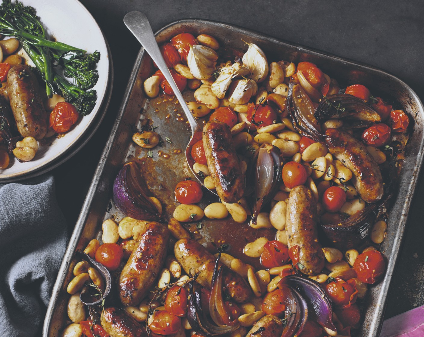 step 5 To serve, pop the garlic cloves out of their skins and stir through the vegetables. Drizzle with more balsamic vinegar.