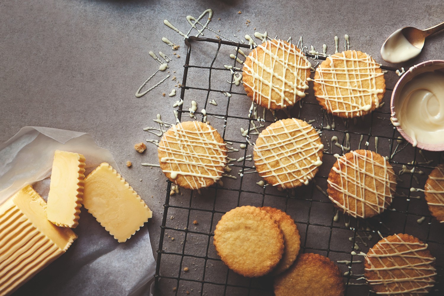 Orange and cardamom biscuits