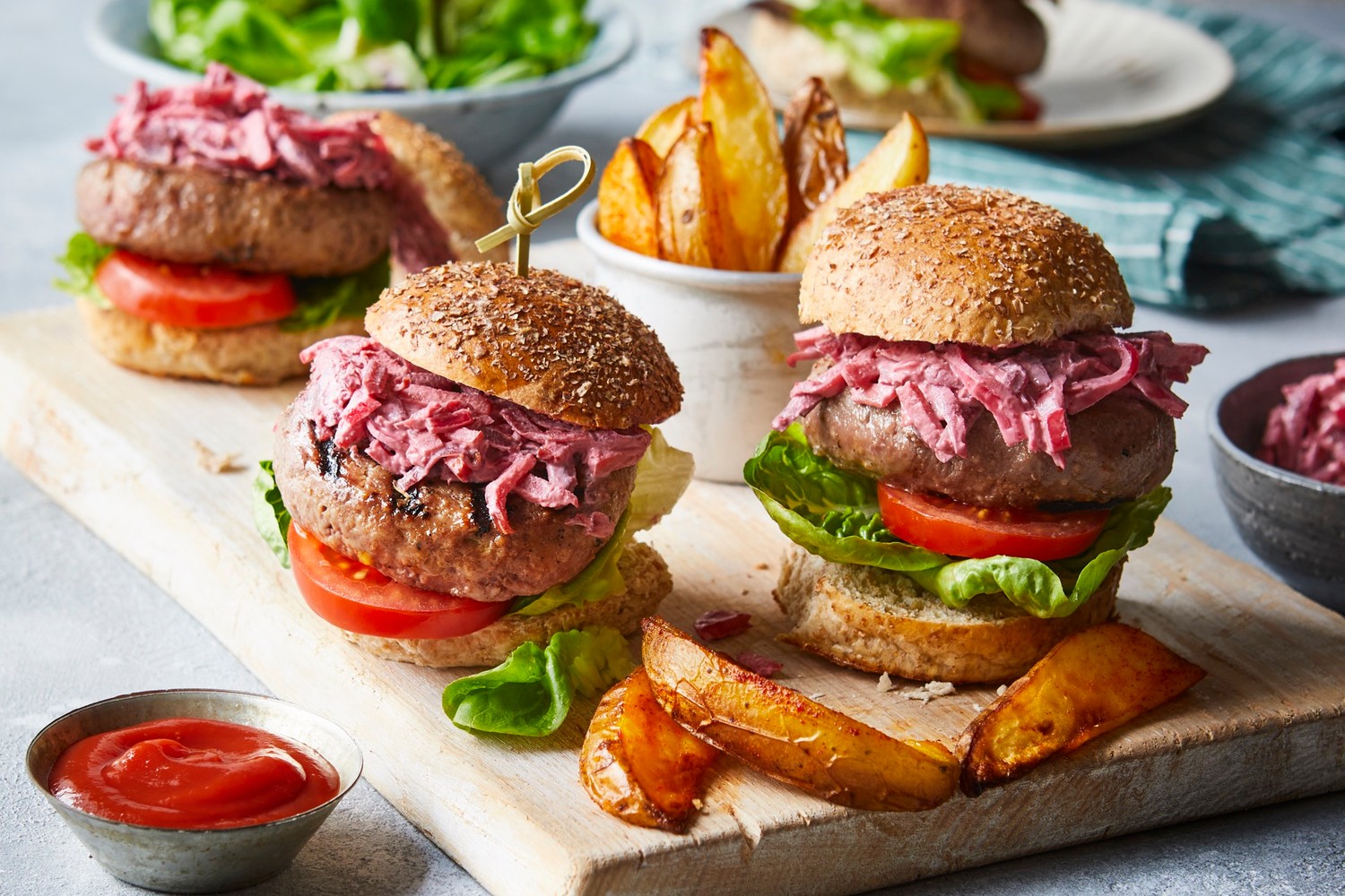 On-the-ball burgers