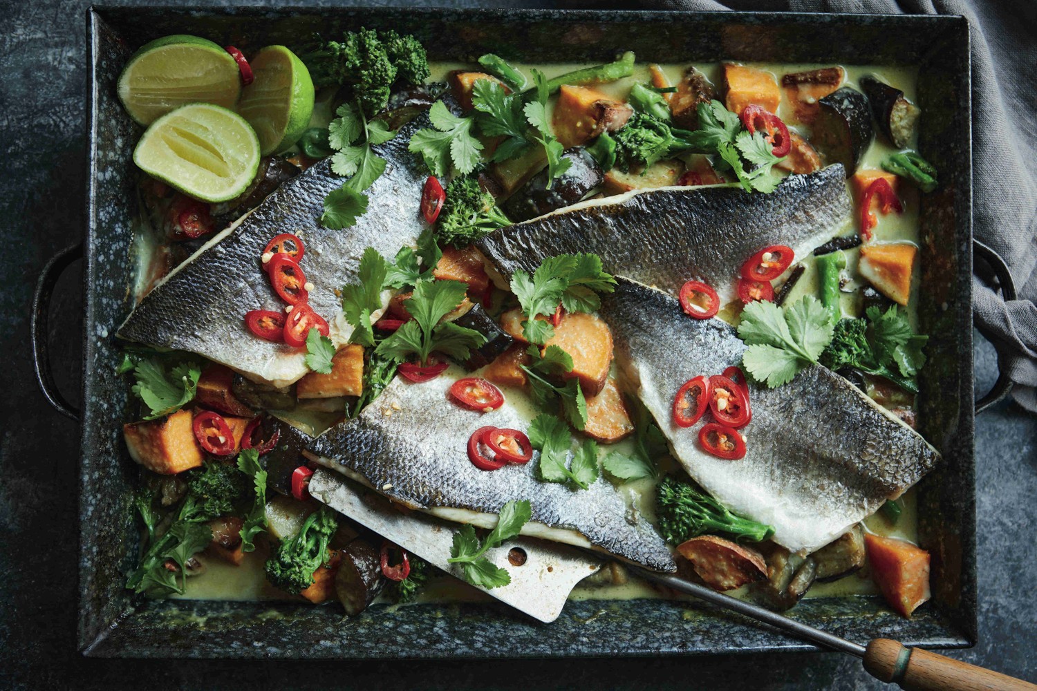 One-pan Thai fish curry
