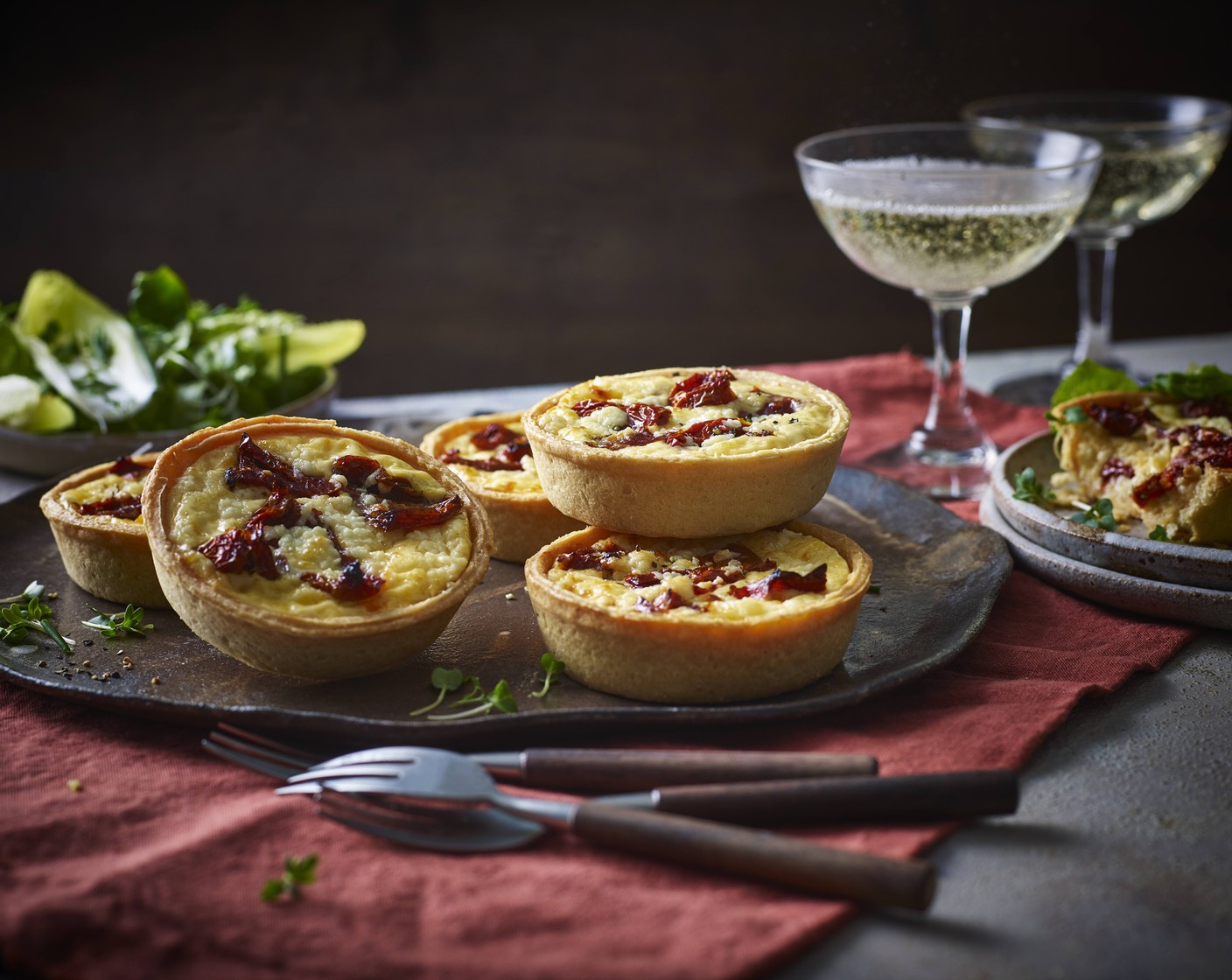 step 9 The quiches will keep in the fridge for 2-3 days if you want to make them ahead. You can also freeze a cooked quiche for up to three months.