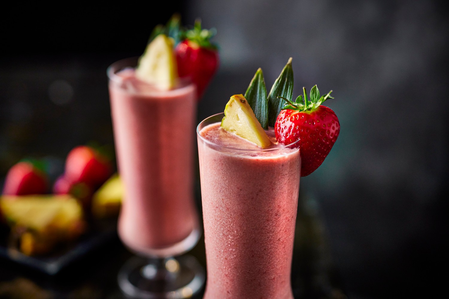 Strawberries and cream piña colada