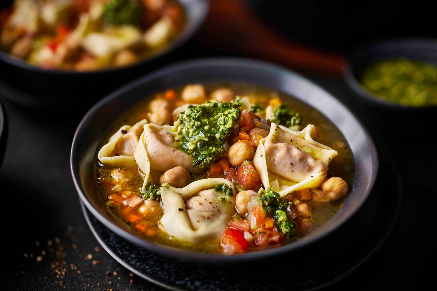 One-pot tortellini and vegetable soup recipe