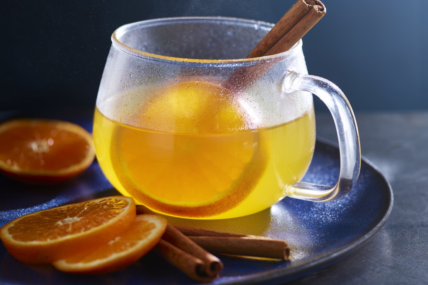 Hot clementine toddy