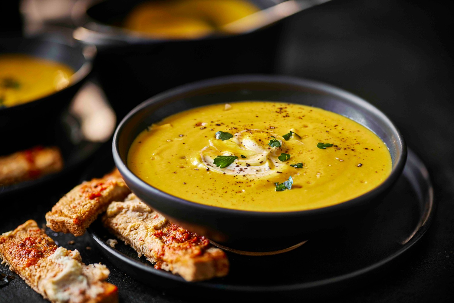 Sweet potato, carrot and ginger soup recipe