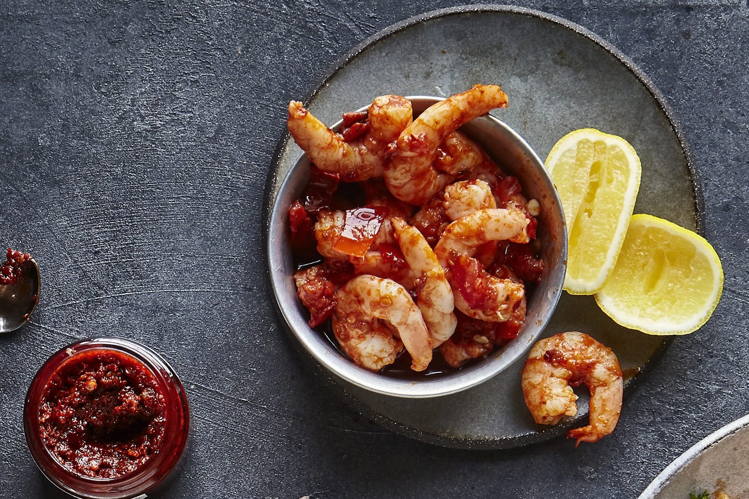 Spicy ’nduja prawns