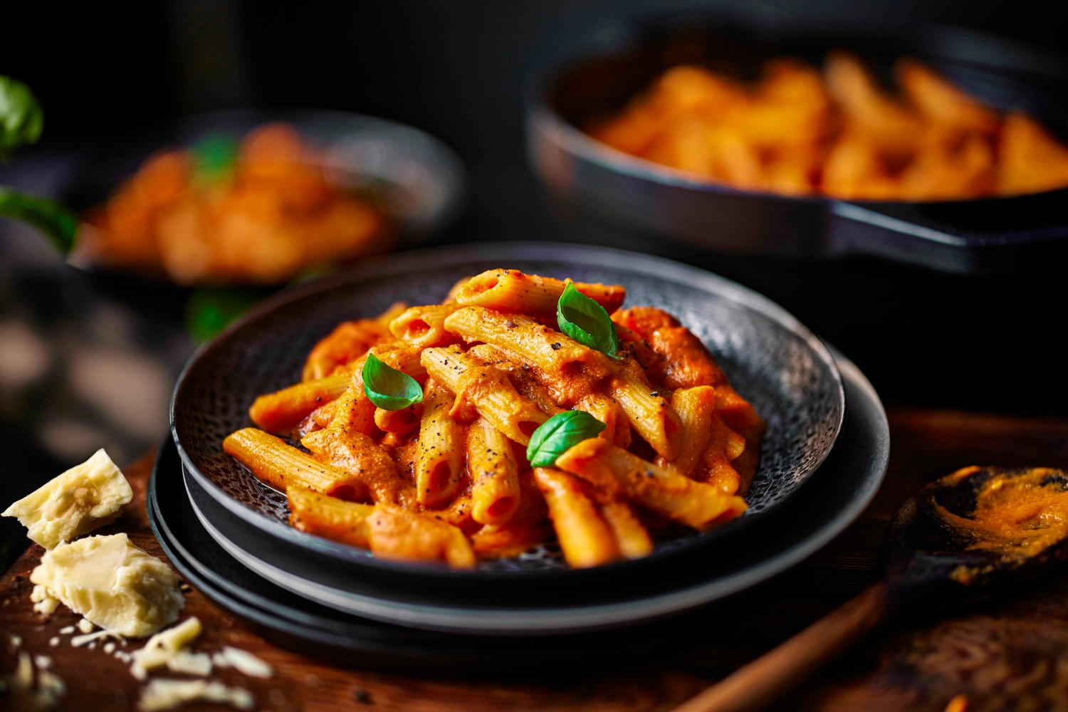Healthy creamy tomato pasta recipe