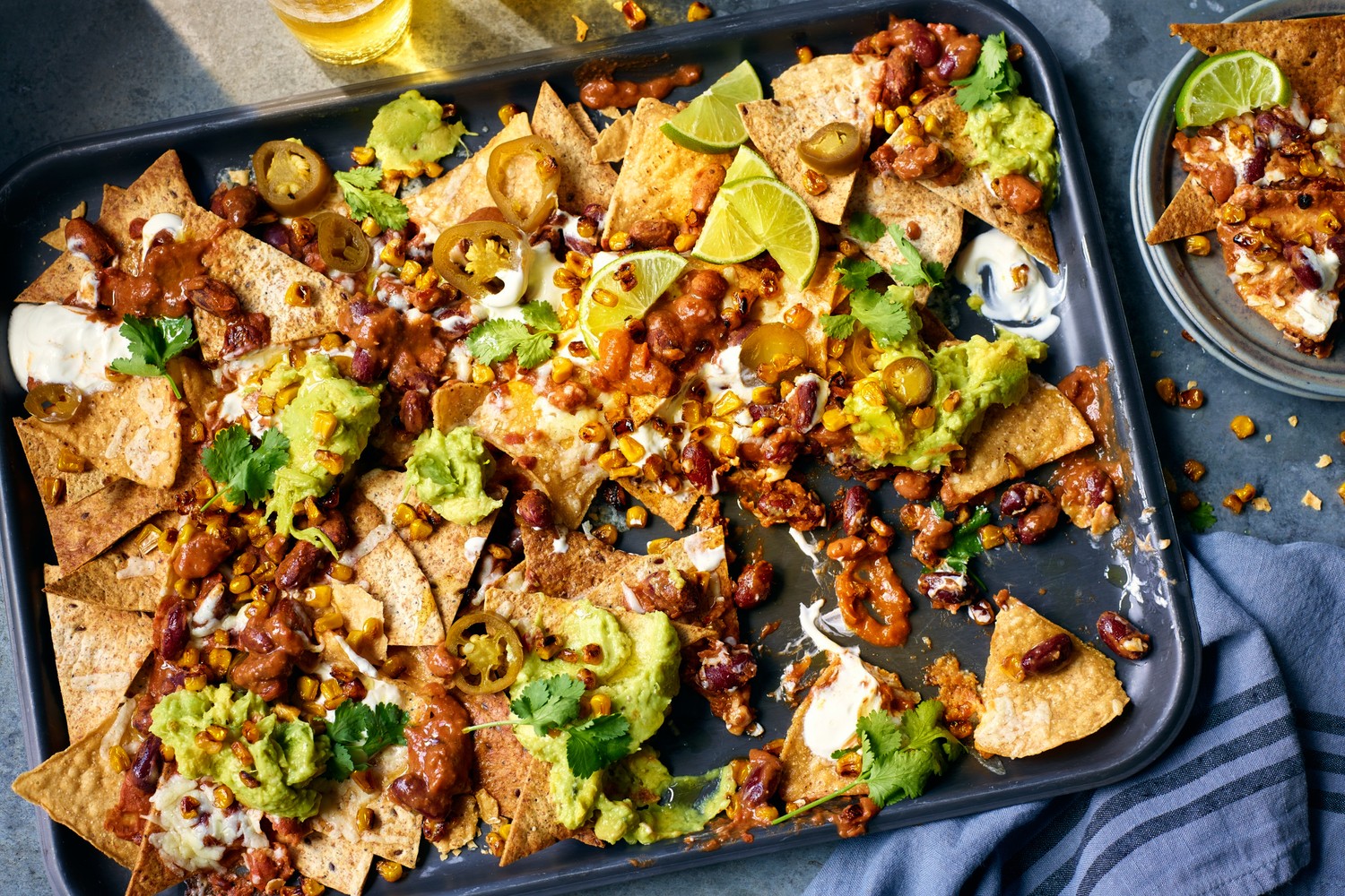 The ultimate veggie nachos