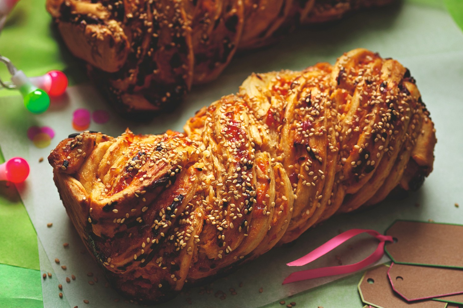 Spicy chili chutney babka