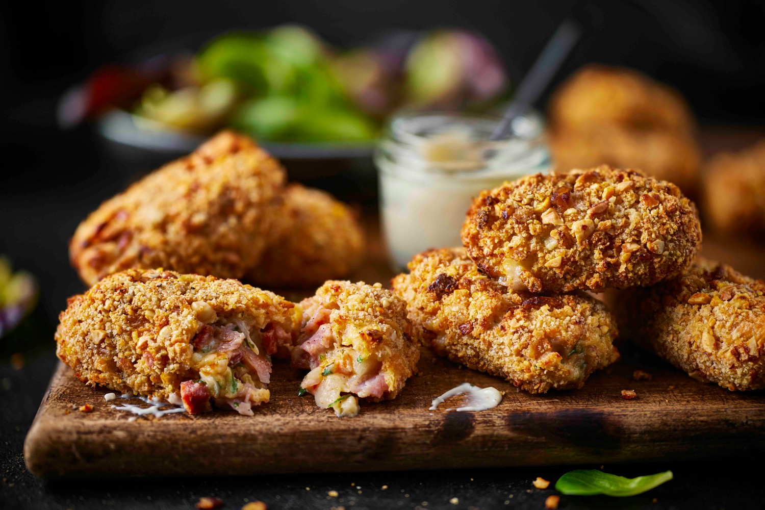 Smoky ham and chorizo croquettes recipe
