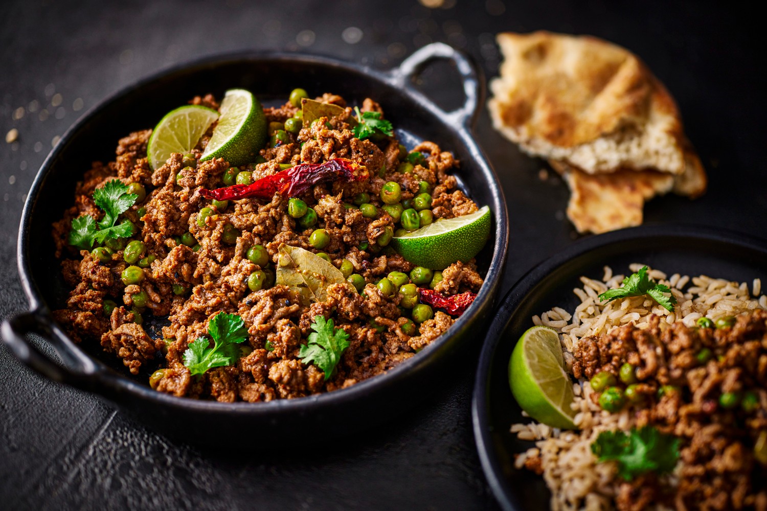 Speedy beef and pea curry recipe