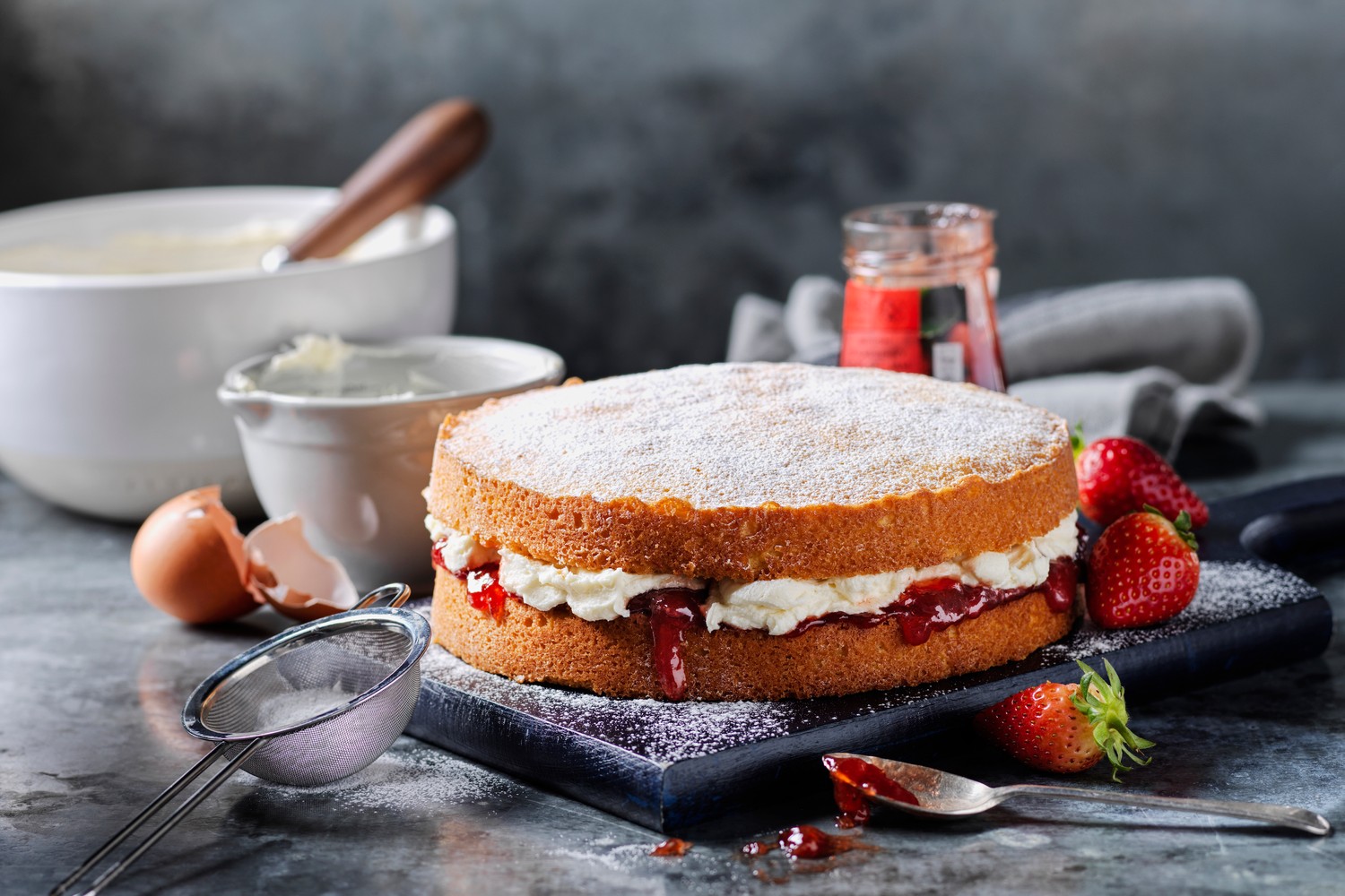 Classic Victoria sponge cake