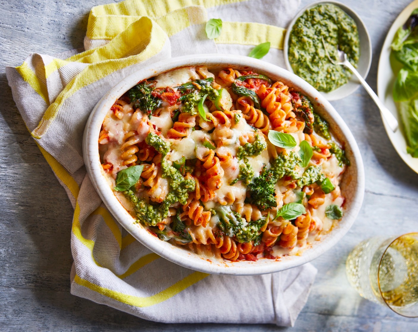 Veg-packed pasta bake