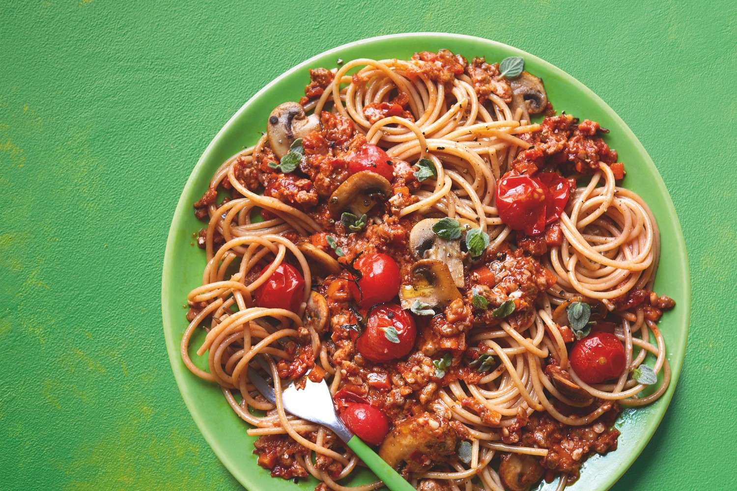 Vegan spaghetti bolognese recipe