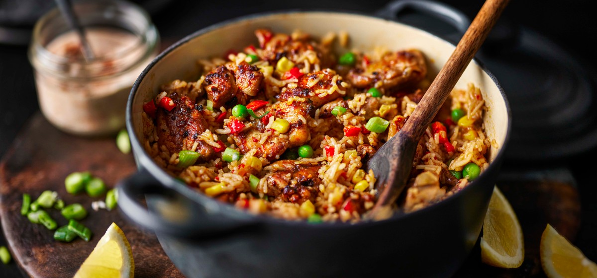 Chicken and Rice One Pot Recipe | M&S Recipe | M&S