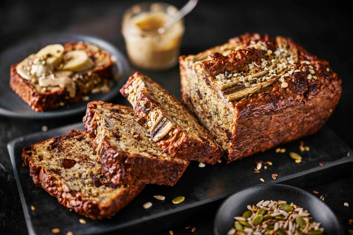 Banana bread breakfast loaf recipe