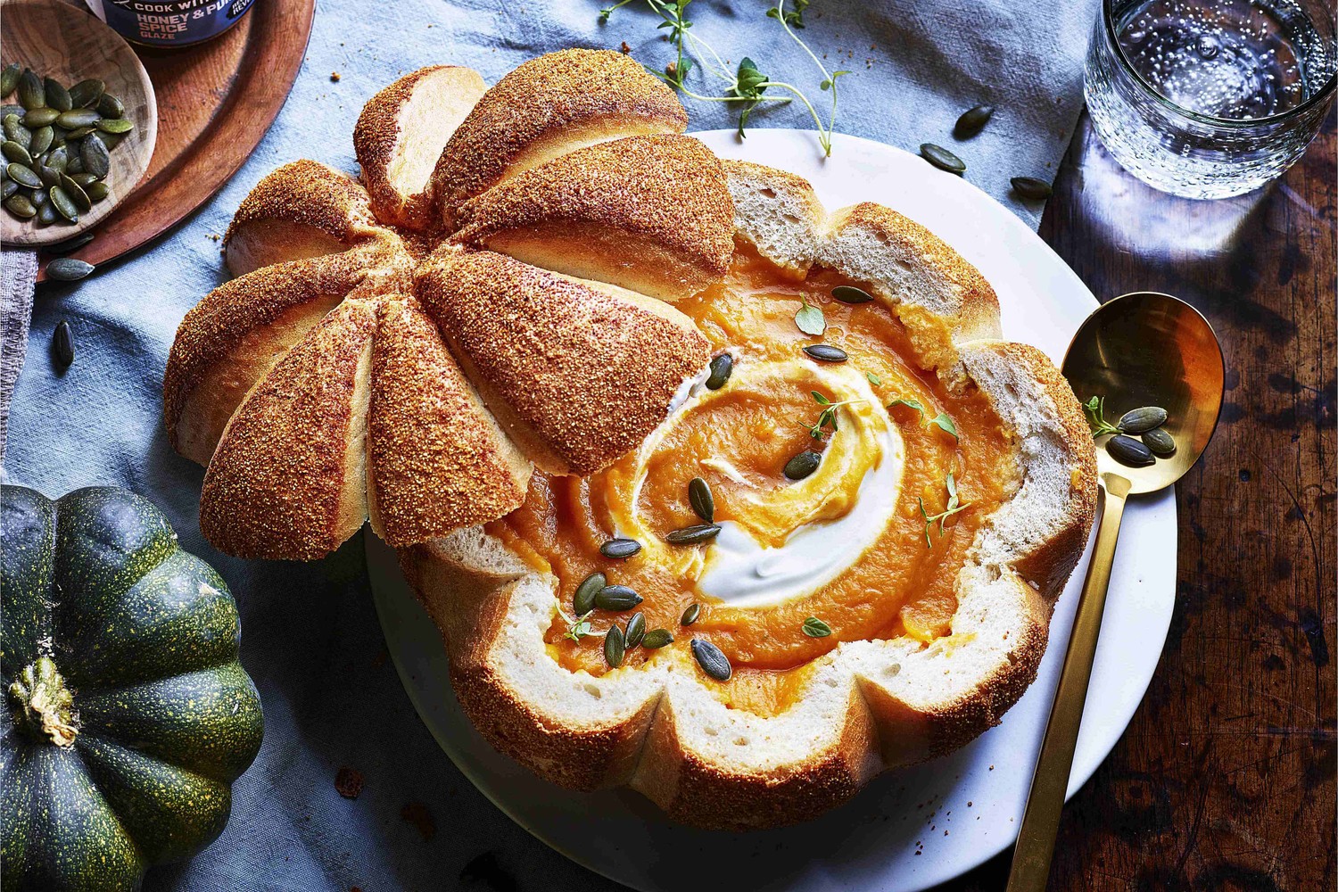 Spiced pumpkin soup