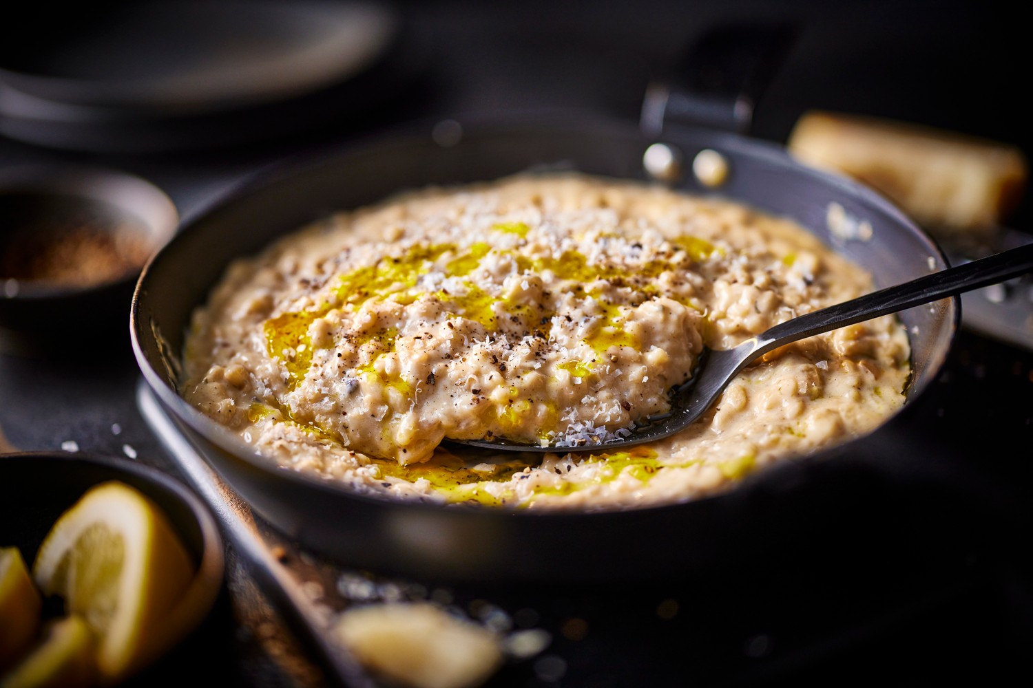 Cacio e pepe risotto recipe