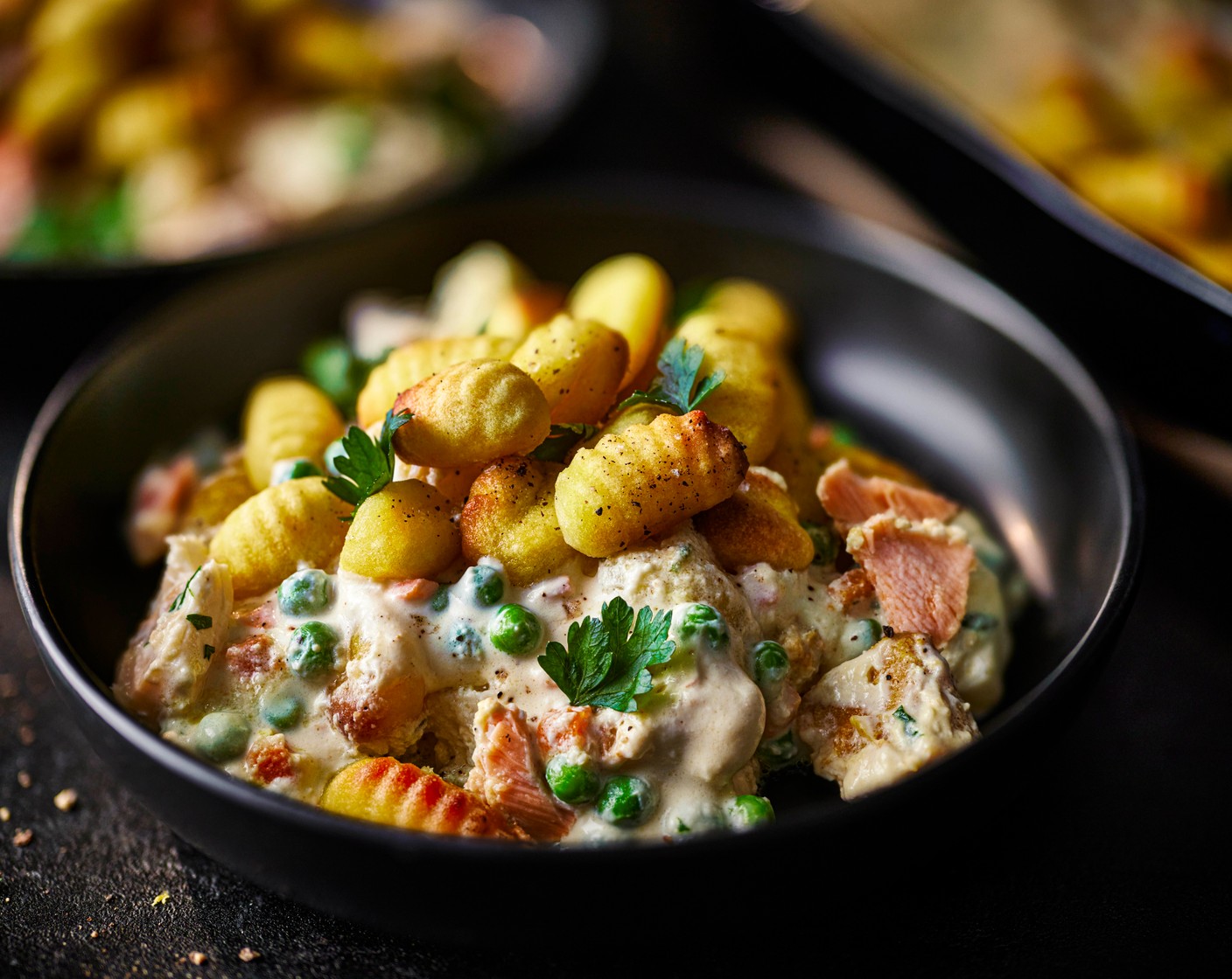 step 5 Bake for 20-25 minutes, until the gnocchi are golden and the fish is cooked through.