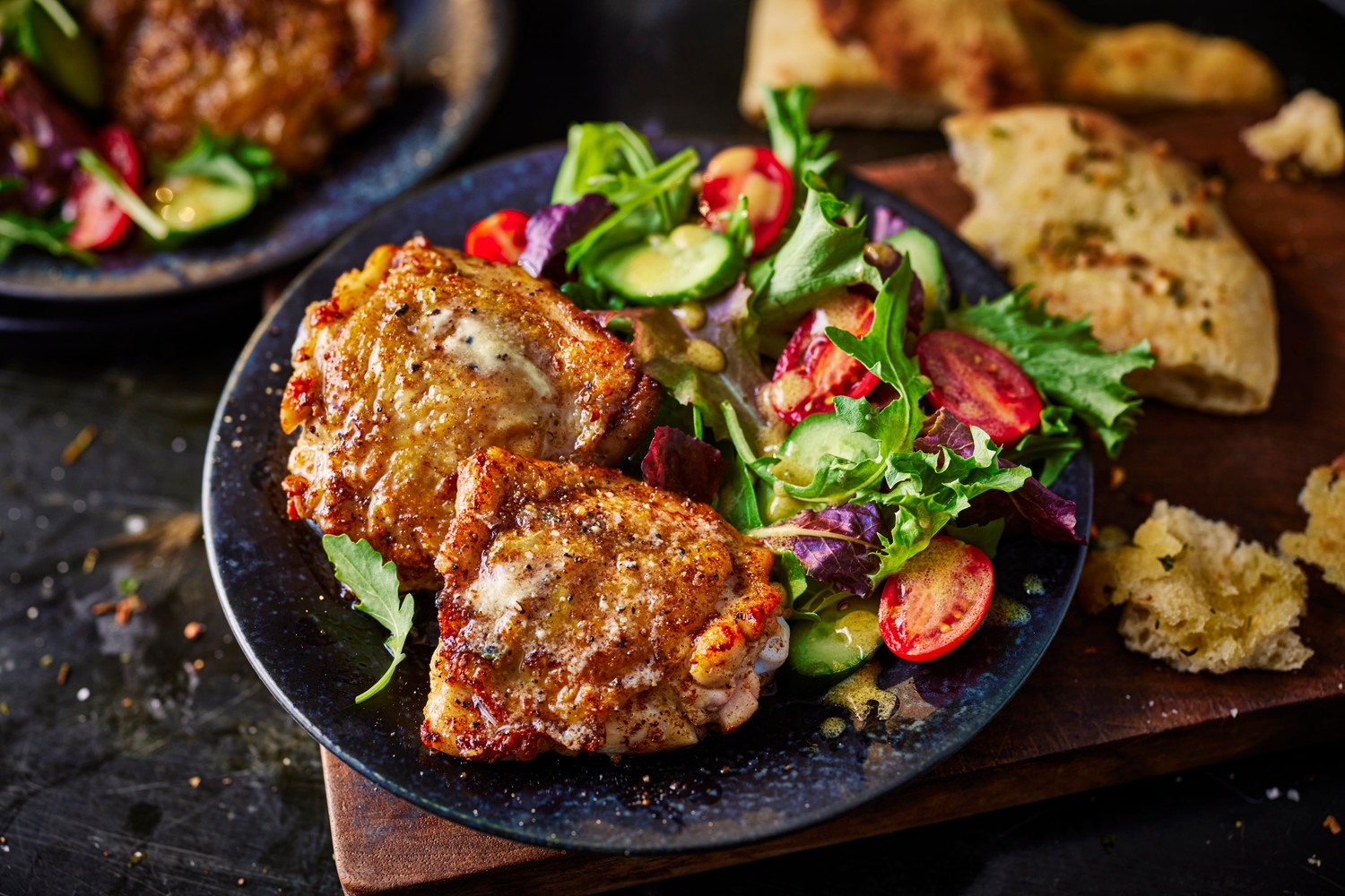 Truffle butter chicken thighs