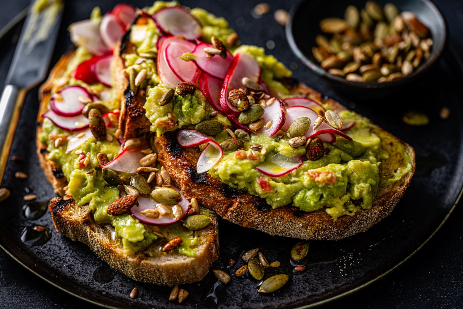 Spiced avocado on toast recipe