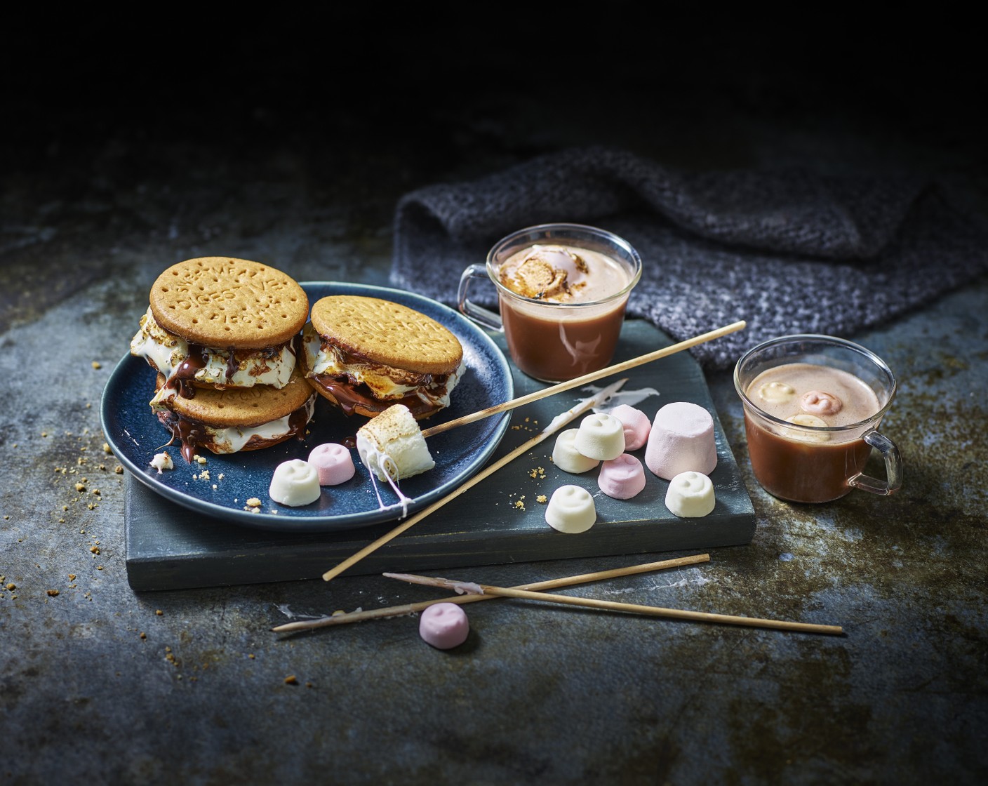 step 3 Heat the oven at 180°C/160°C fan/gas mark 4 for around 2 minutes – the marshmallow and chocolate will go amazingly melty and gooey.