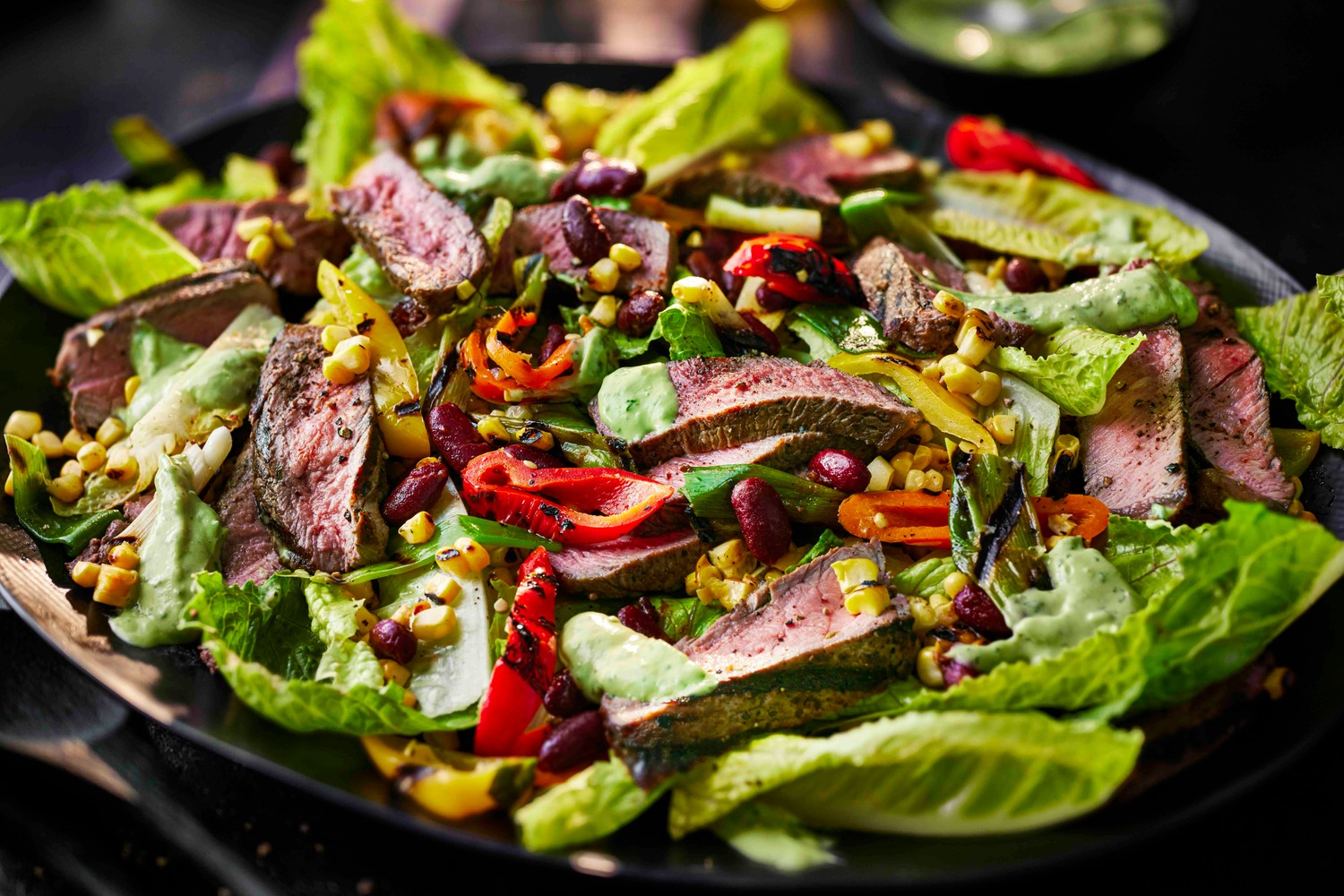 Barbecue steak and avocado salad recipe