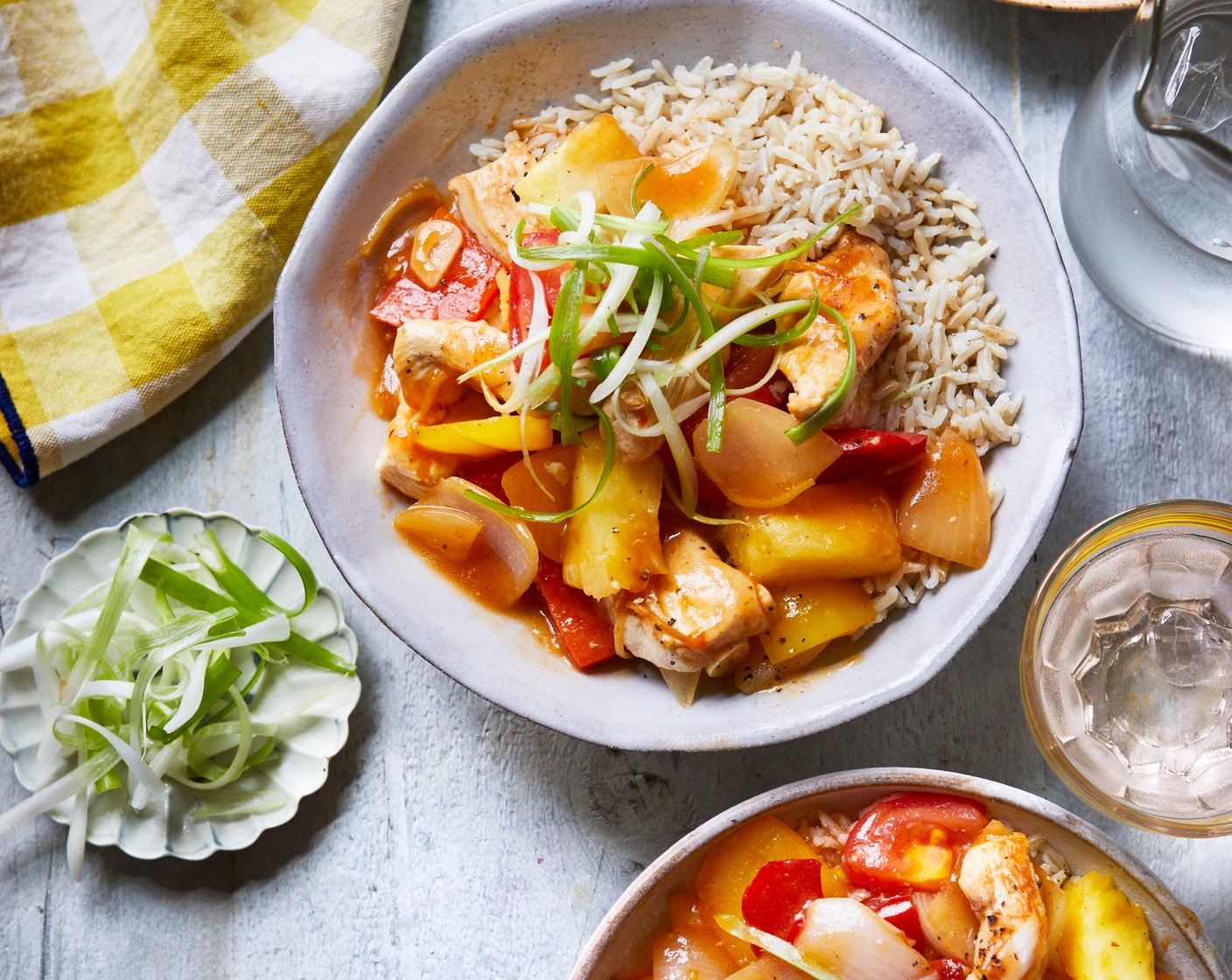 what goes well with sweet and sour chicken