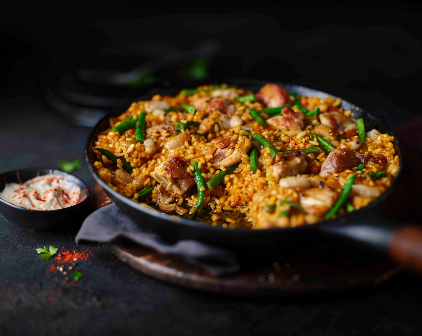 step 8 Serve with a dollop of aioli (to taste) and an extra sprinkling of paprika.