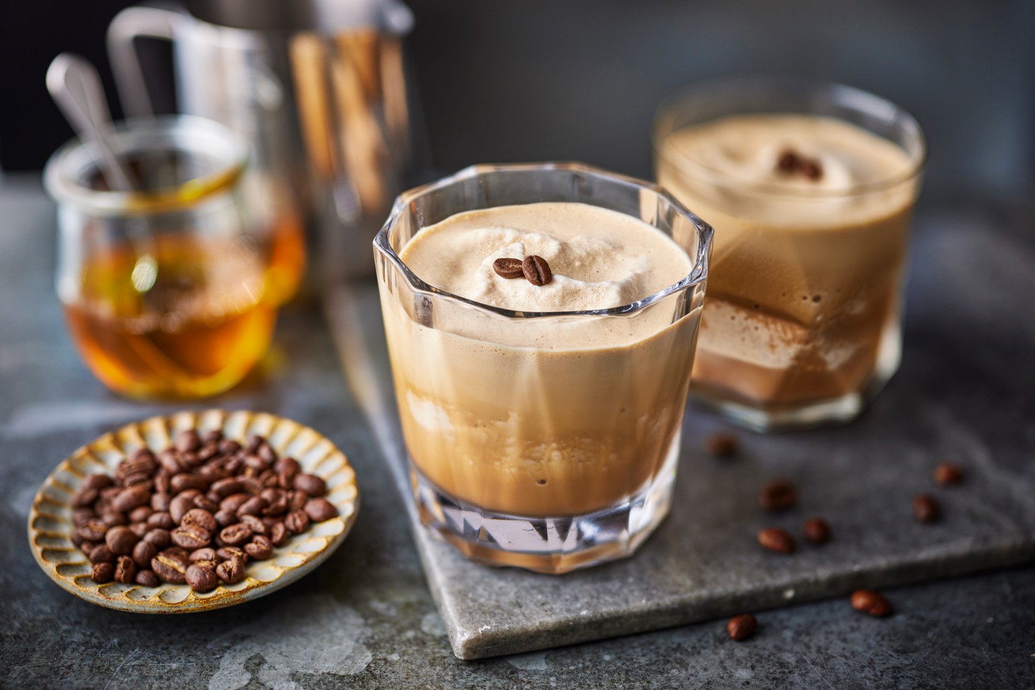 Frozen rum espresso martini