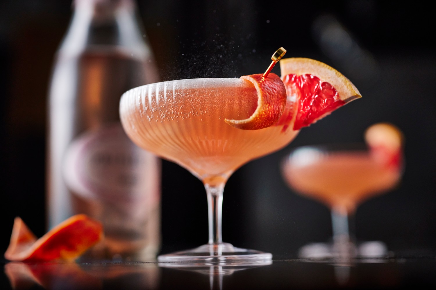 Grapefruit and blood orange spritz