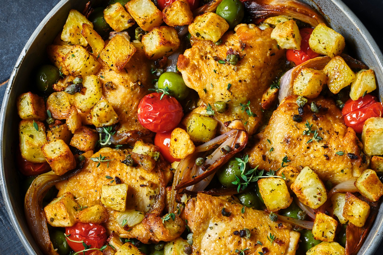 Chicken Provençal-style traybake
