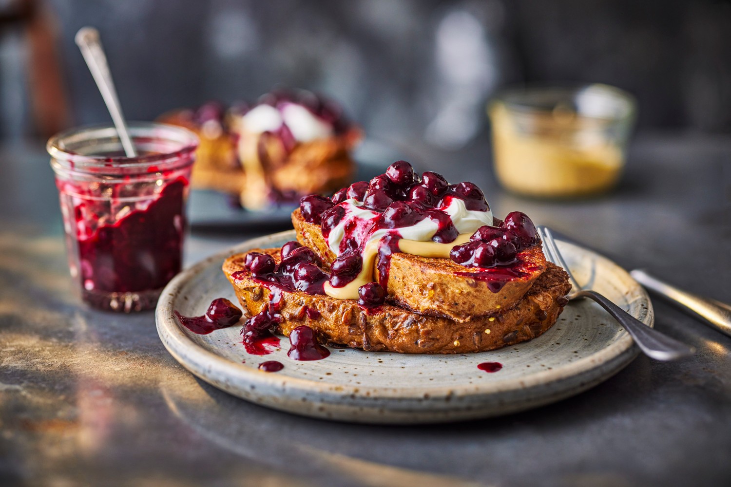 High protein cinnamon French toast