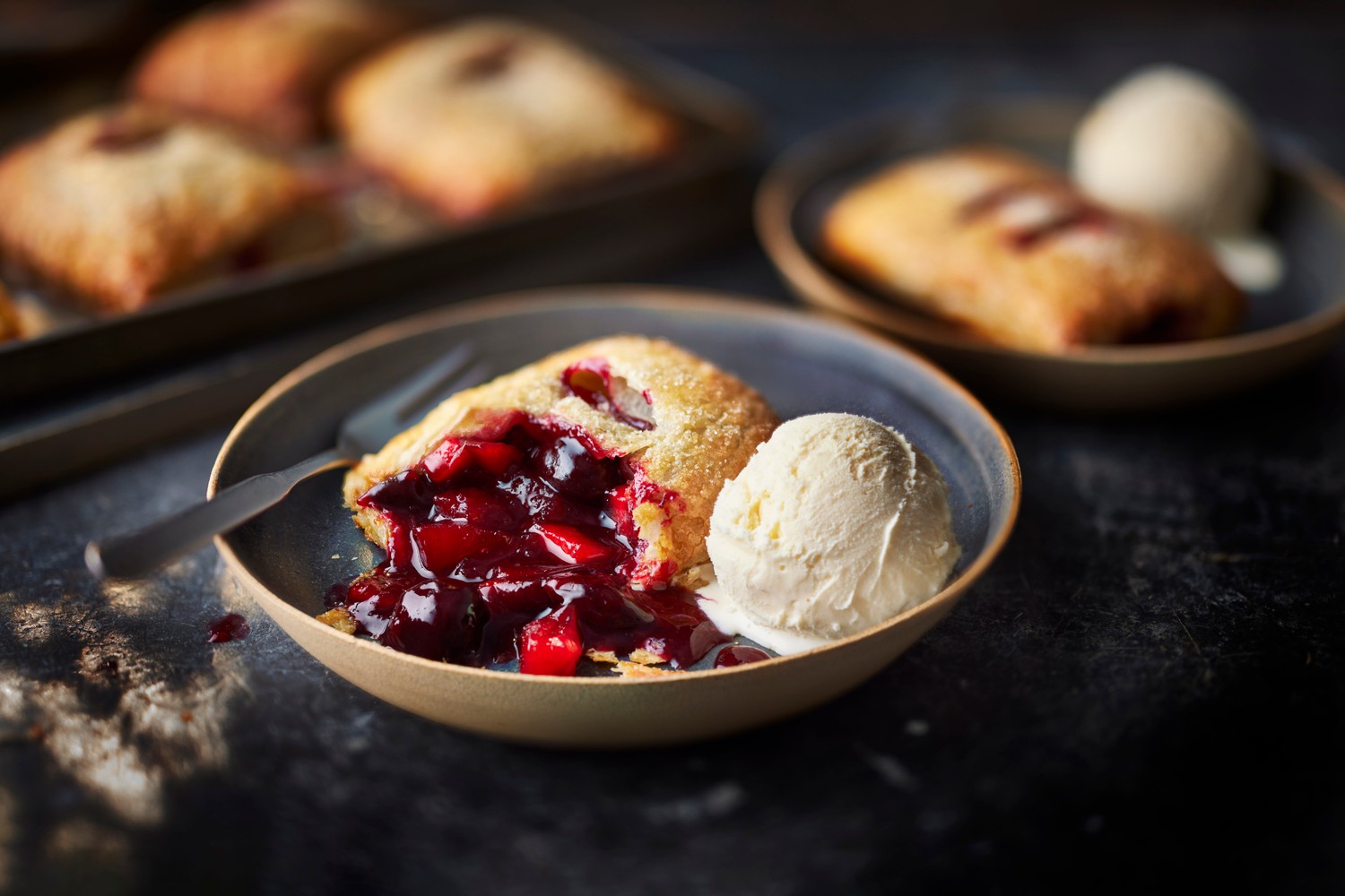 King cherry and apple parcels