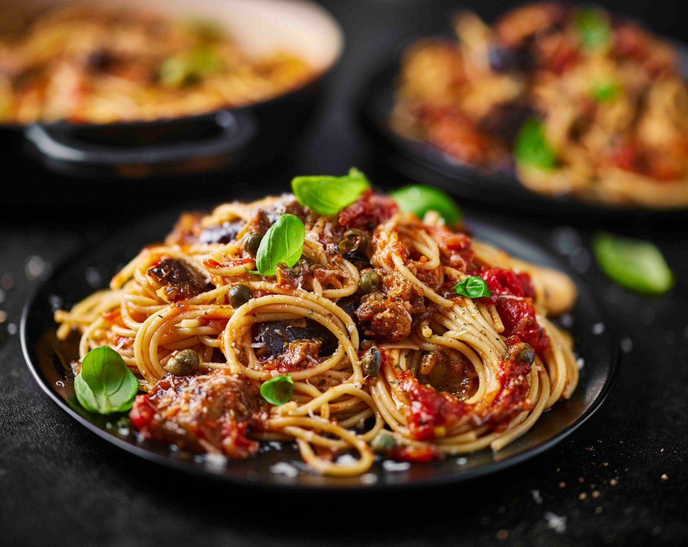 step 7 Serve in bowls topped with the basil leaves.
