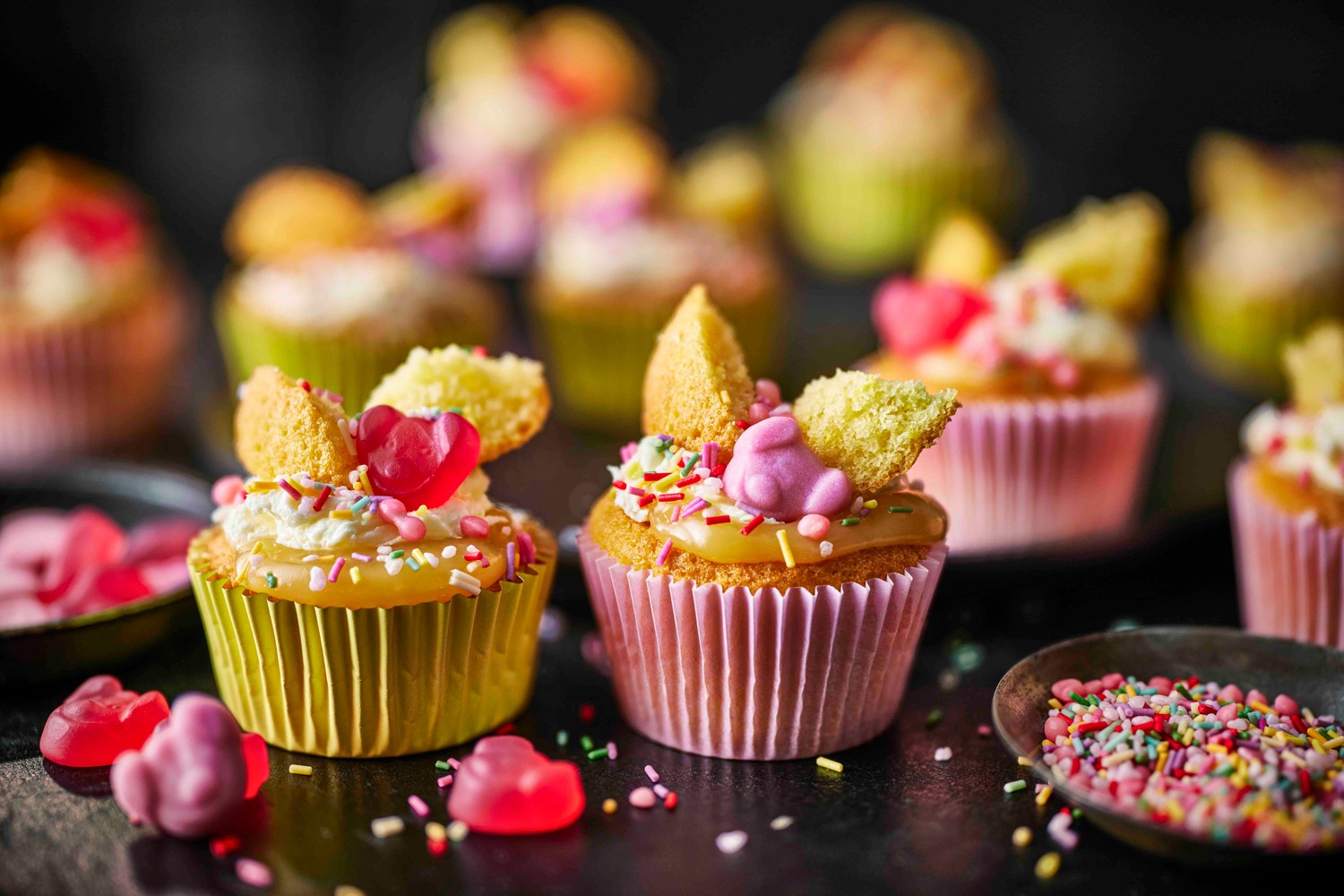 Percy Pig fairy cakes recipe