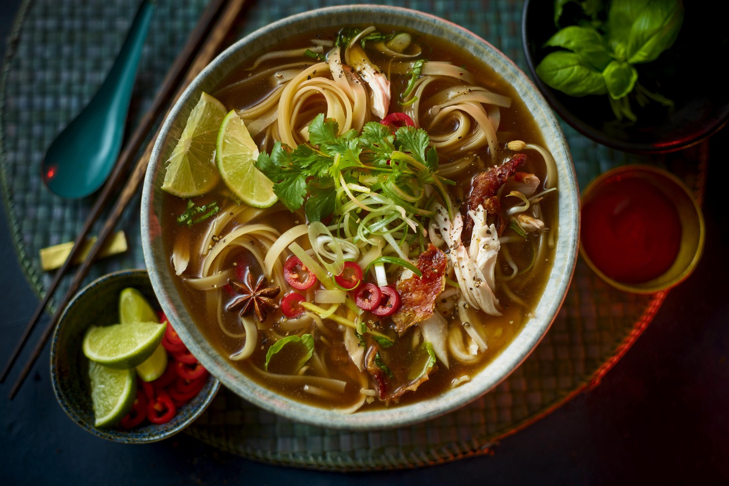 Easy leftover turkey pho