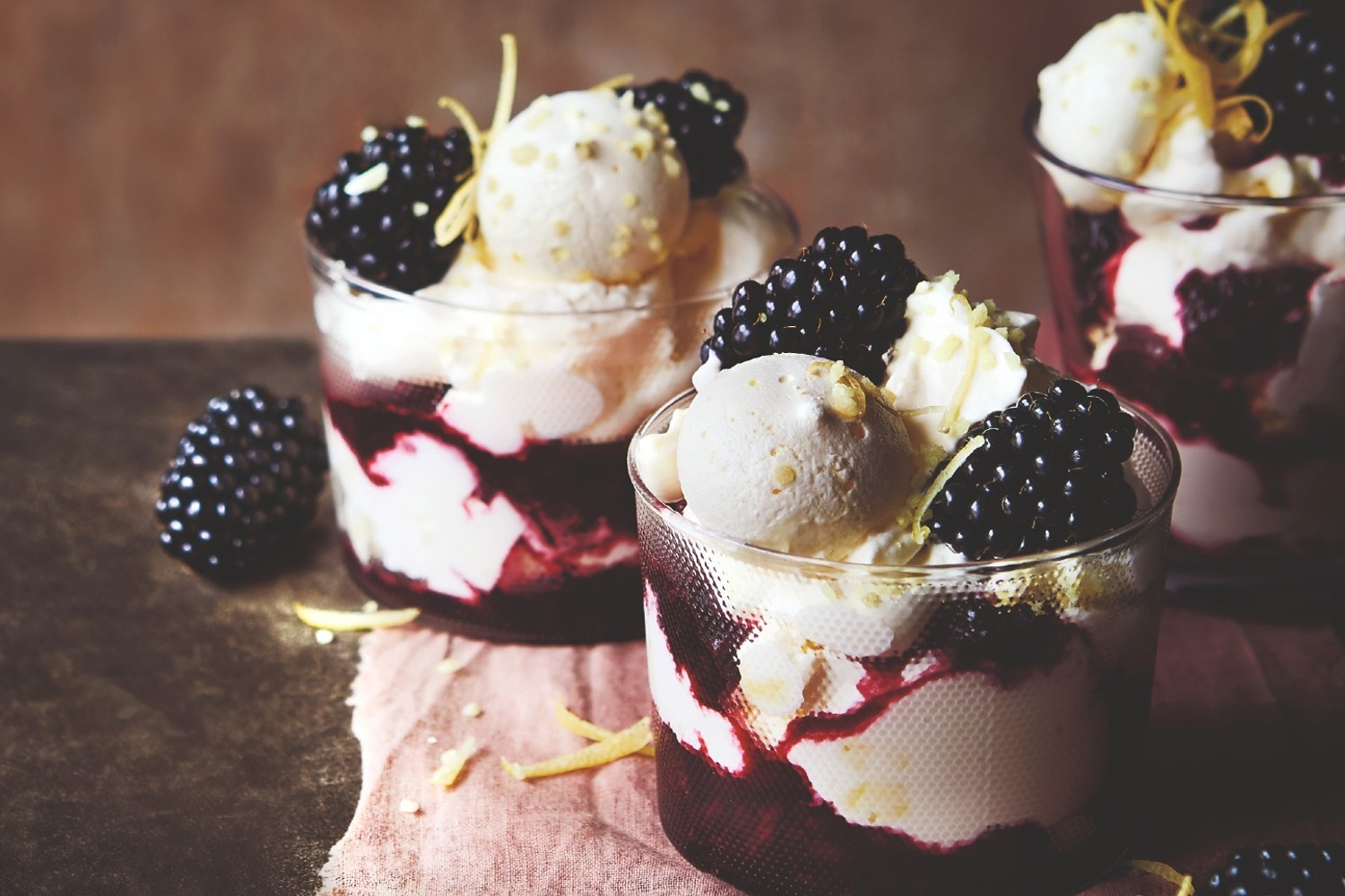 Blackberry Eton mess