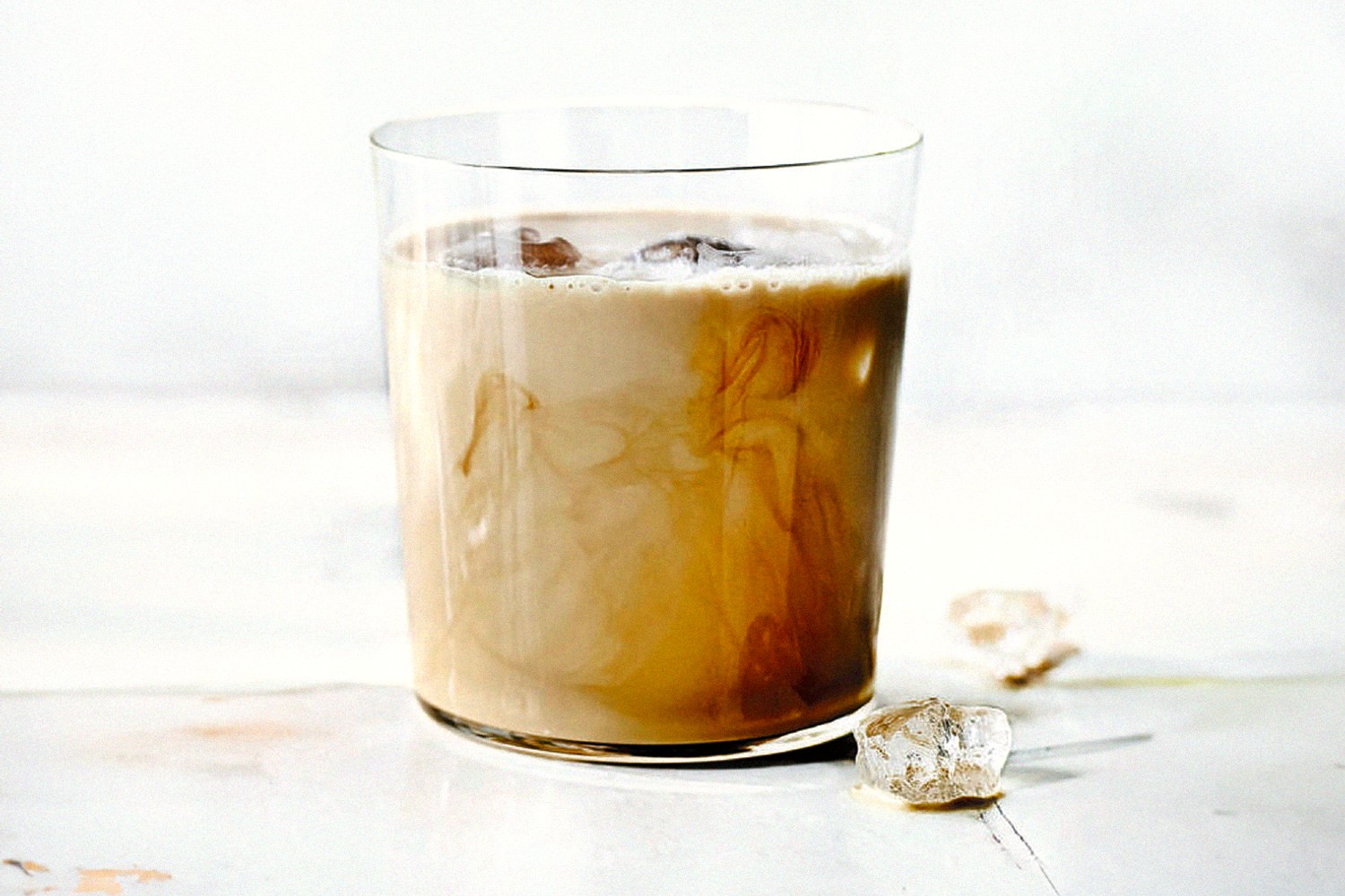 Cold brew coffee with maple vanilla cream