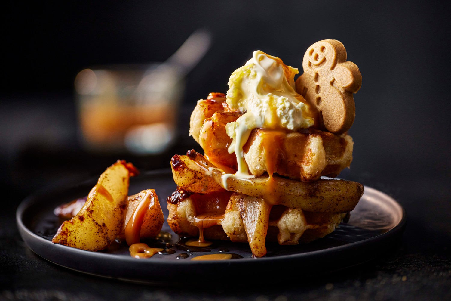 Gingerbread waffles recipe